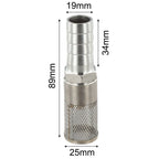 Stainless Steel Fuel Gas Filter for Universal Applications (19mm 20mm)