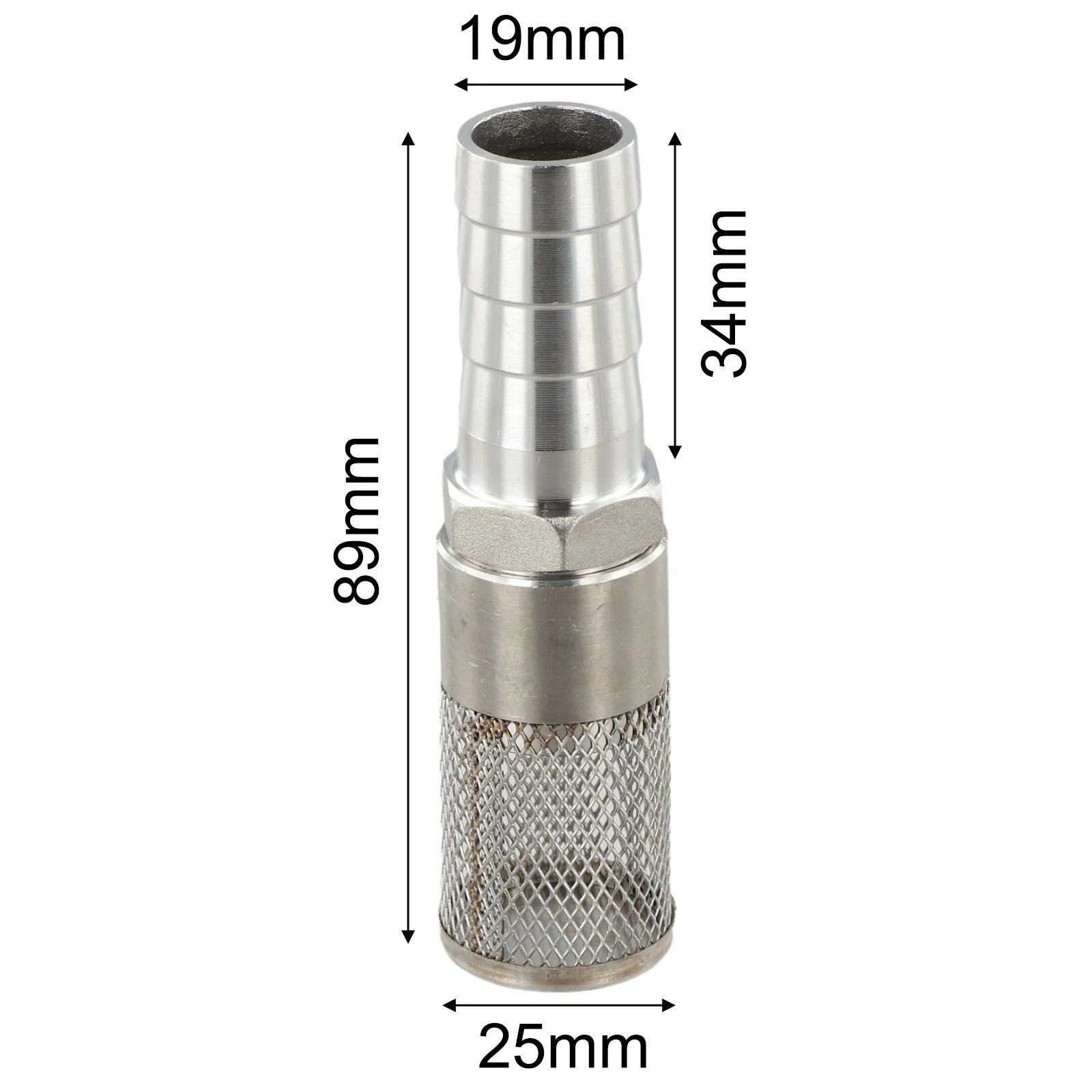Stainless Steel Fuel Gas Filter for Universal Applications (19mm 20mm)