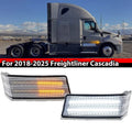 Dynamic LED Turn Signal Foot Step Lights for Freightliner Cascadia (2018–2025)