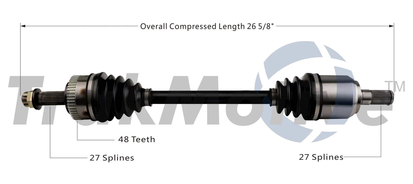 SurTrack 2X Front Left CV Axle Shaft KA8077 for Kia Sportage (2011–2013)