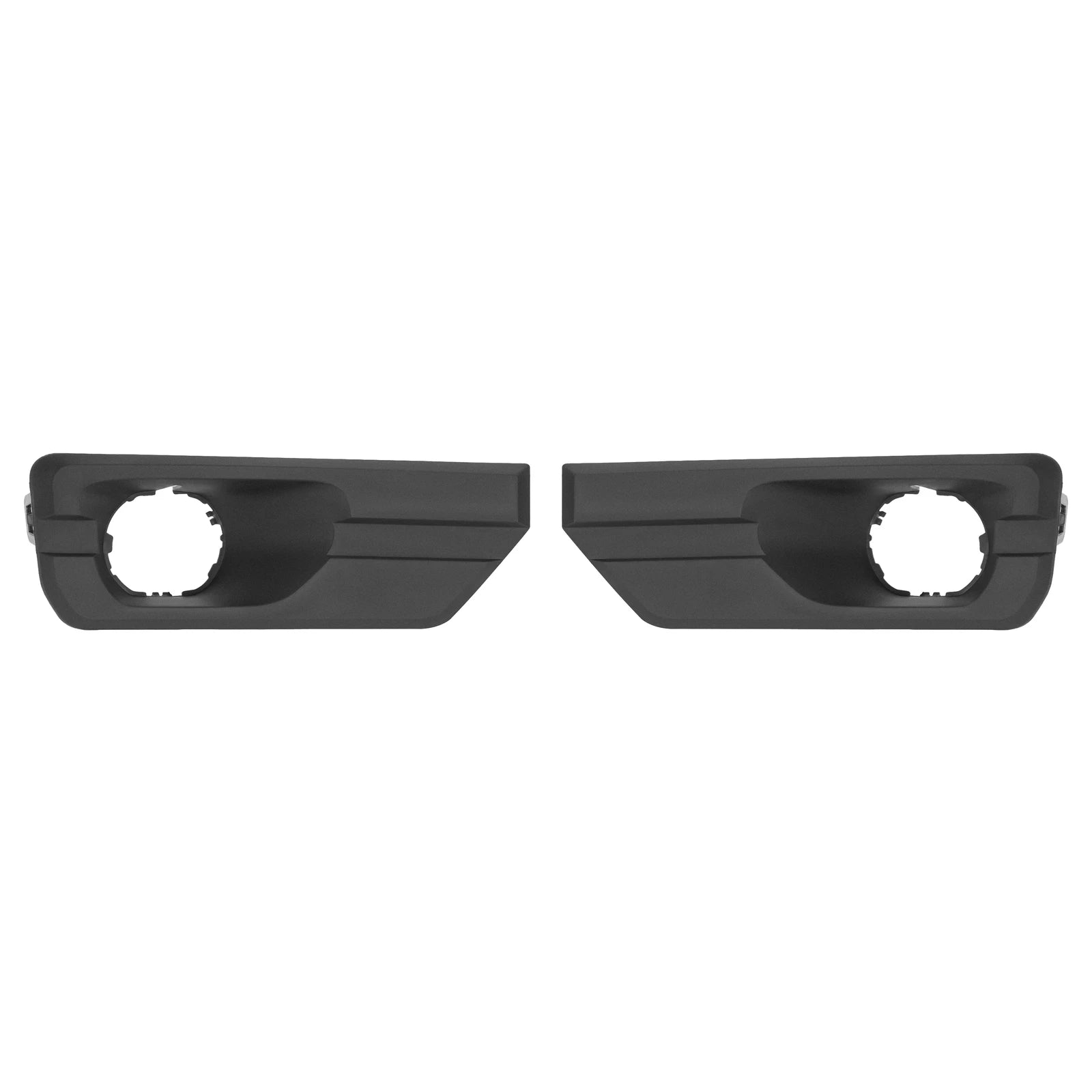 Pair Fog Light Bezel Trim Covers for GMC Acadia (2013-2017) Black