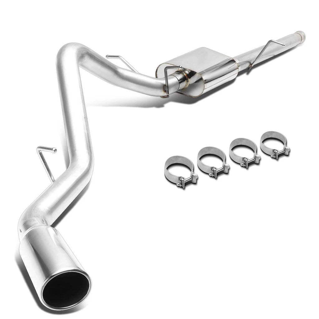 Cat-Back Exhaust Muffler System Kit for Silverado/Sierra 1500 (2009–2013) 4" OD Tip