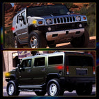 4X LED Side Marker Light for Hummer H2 (2003–2009) Amber/Red EPY