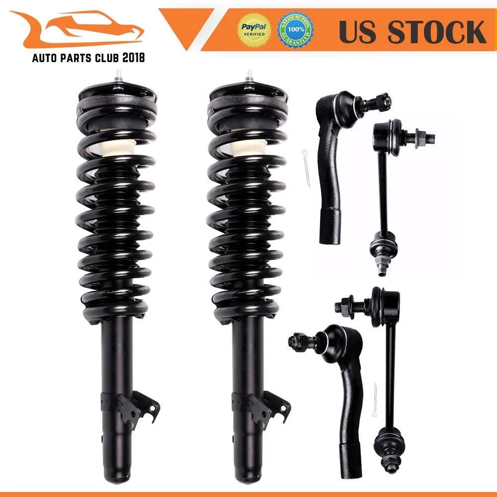 Front Complete Strut & Spring Suspension Kit 6pcs for Mazda 6 (2003–2008)