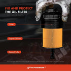 Oil Filter Cover for Mercedes Benz C-Class E-Class GLK ML