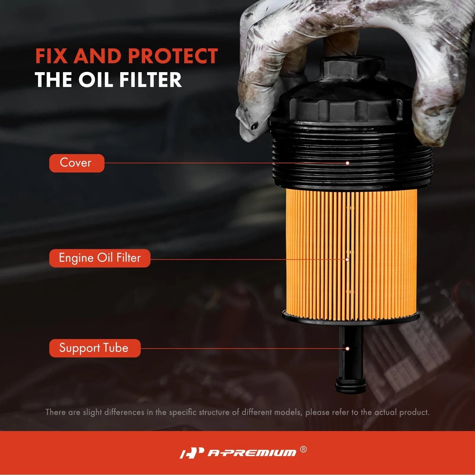 Oil Filter Cover for Mercedes Benz C-Class E-Class GLK ML