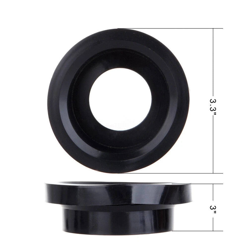 Set of 5 Round Rubber Grommets for Side Marker LED Light (Flush Mount)