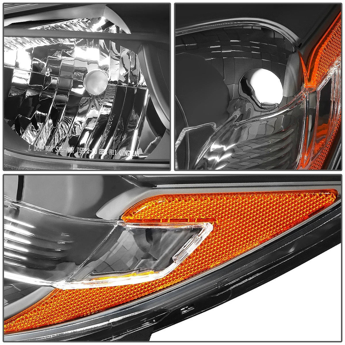 Pair of Projector Headlights for Mazda CX-5 (2013–2016) OE Style Black