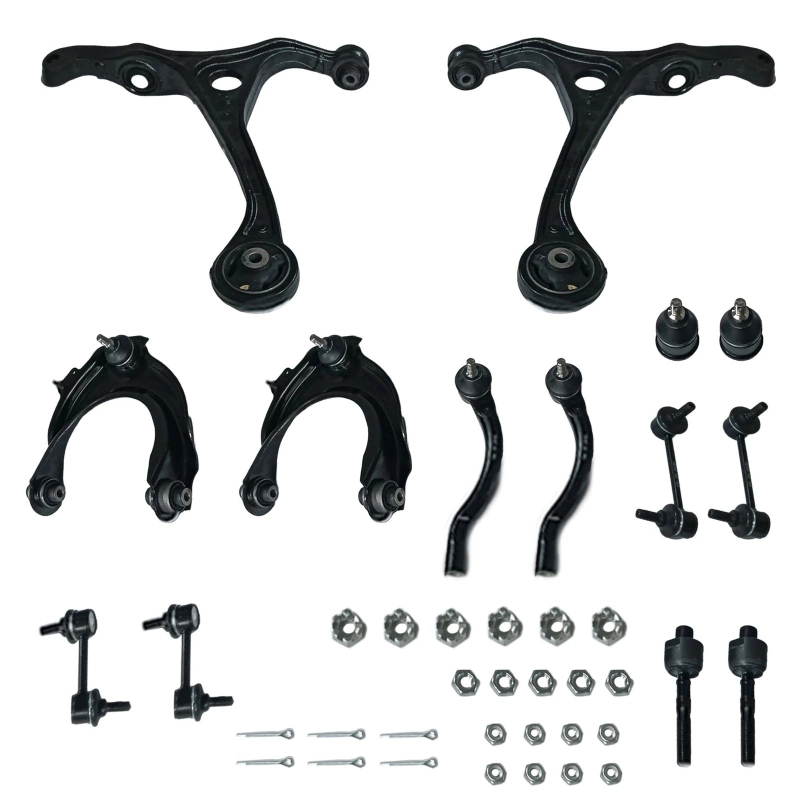 Control Arms with Ball Joints & Sway Bar End Links for Honda Accord (2003–2007) TSX (2004–2008)