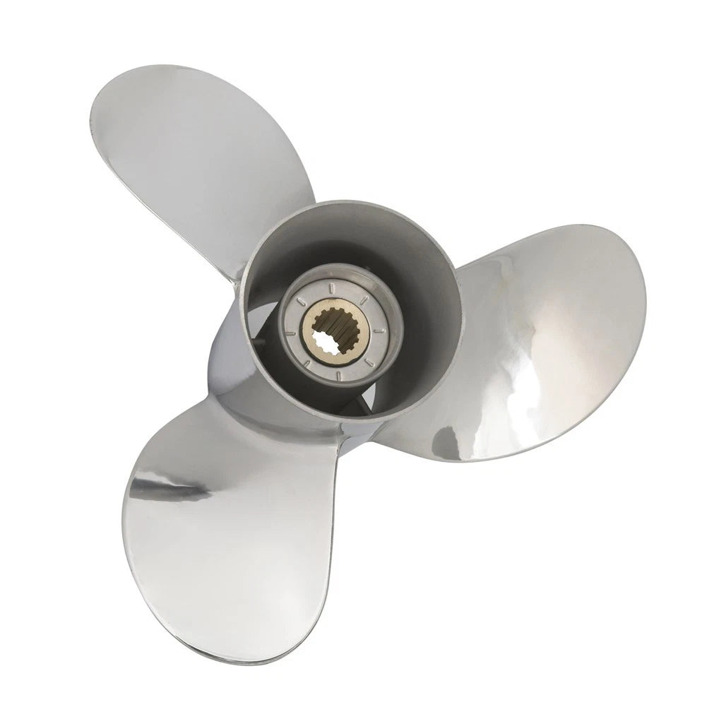 13.5x19 Stainless Boat Propeller for Suzuki 50-140HP (15 Spline)