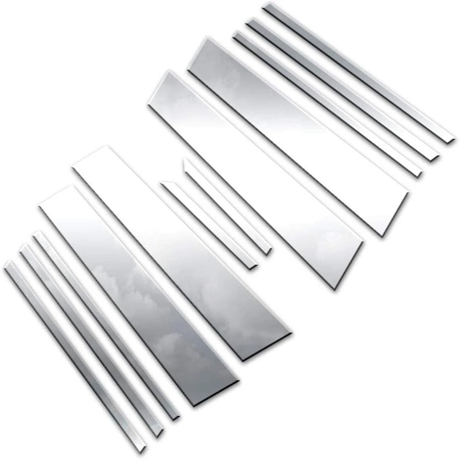 12pc. Luxury FX Polished Pillar Post Trim for 2018-2023 Volkswagen Tiguan