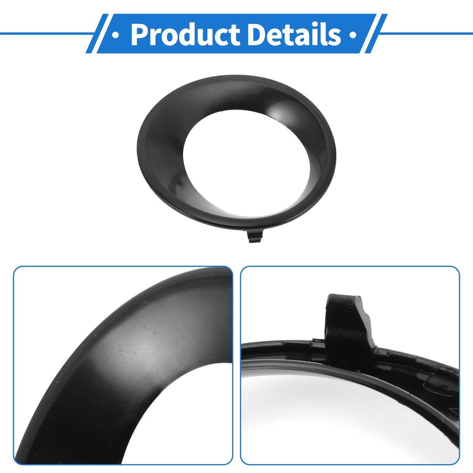 1 Pc Fog Light Grill for BMW X3 (2007–2010) No. 51113423789 Black