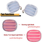 Set of 4 Red LED Brake Tail Lights for Chevy Corvette C4 (1990–1996)