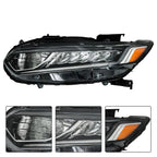 Left Side Headlight Assembly for Honda Accord (2018–2021) Halogen
