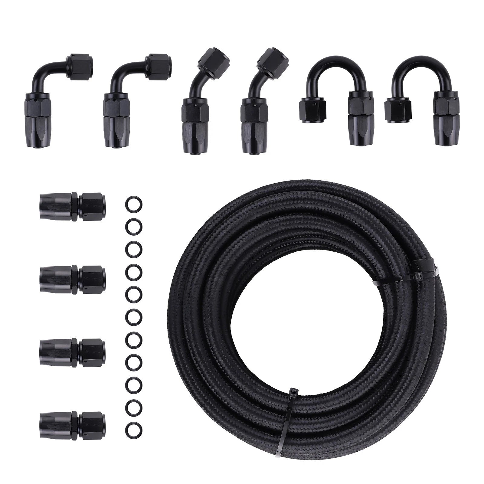 Fuel Line Hose Kit for Universal Vehicles (20FT, 6AN)