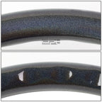 NRG 6-Bolt Sparkle Wood Grip Black Spoke Steering Wheel for Universal (N/A)