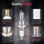 4PCS Spark Plugs for Buick Special (1950–1963)