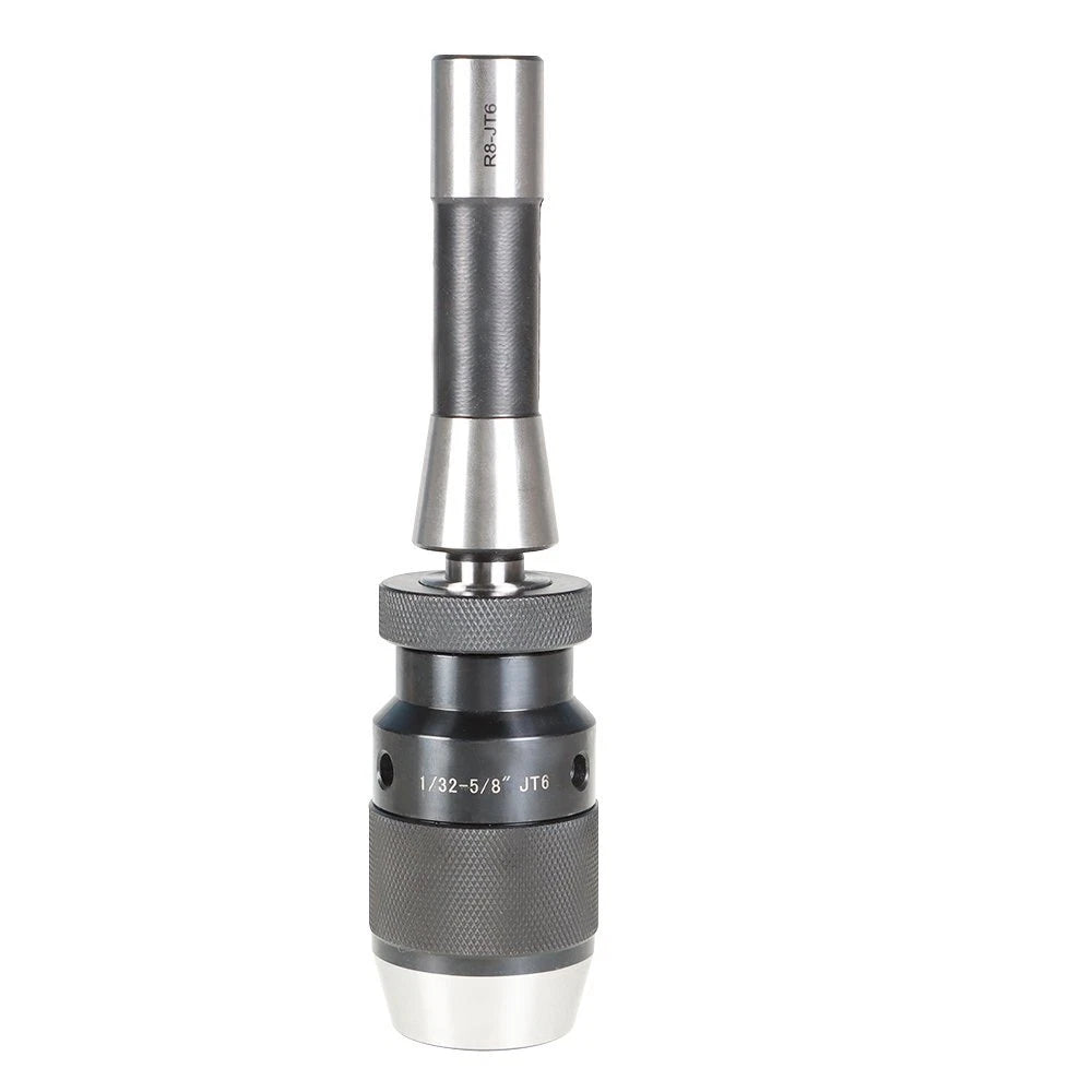 Keyless Heavy Duty Drill Chuck with R8 Shank Adapter for (0.005)