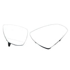 2X Front Outside Mirror Glass for Audi A3 (2014–2020) 8V0857535E 8V0857535C
