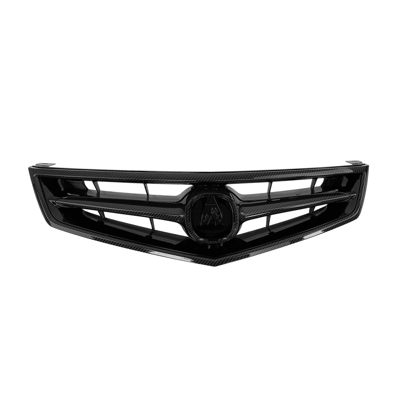 Front Bumper Grille with Carbon Fiber Style for Acura TSX (2006–2008)
