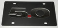 Mirrored Emblem License Plate Insert for Ford Mustang (2015–2023)