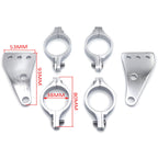 39mm Turn Signal Clamps Headlight Mount Bracket for Harley (Cafe Racer)