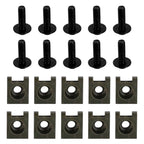 10X Aluminum Fairing Screen M6x20mm Screw Bolts Clips for Motorcycle