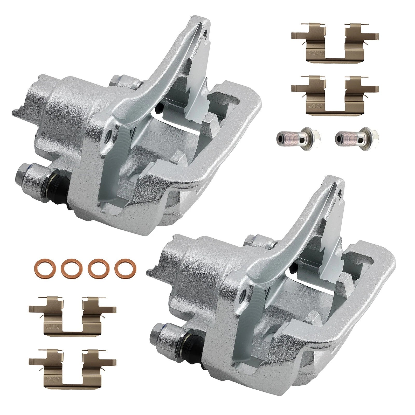 Rear Brake Caliper Kit w/Bracket for Subaru Baja Legacy Outback (2003–2006) 19-B2583 19B2582