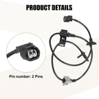 2pcs ABS Sensor No. 57450SHJA02/57455SHJA02 for Honda Odyssey 
