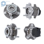 Set of 4 Wheel Hub Bearings for Nissan Rogue (2008–2013)
