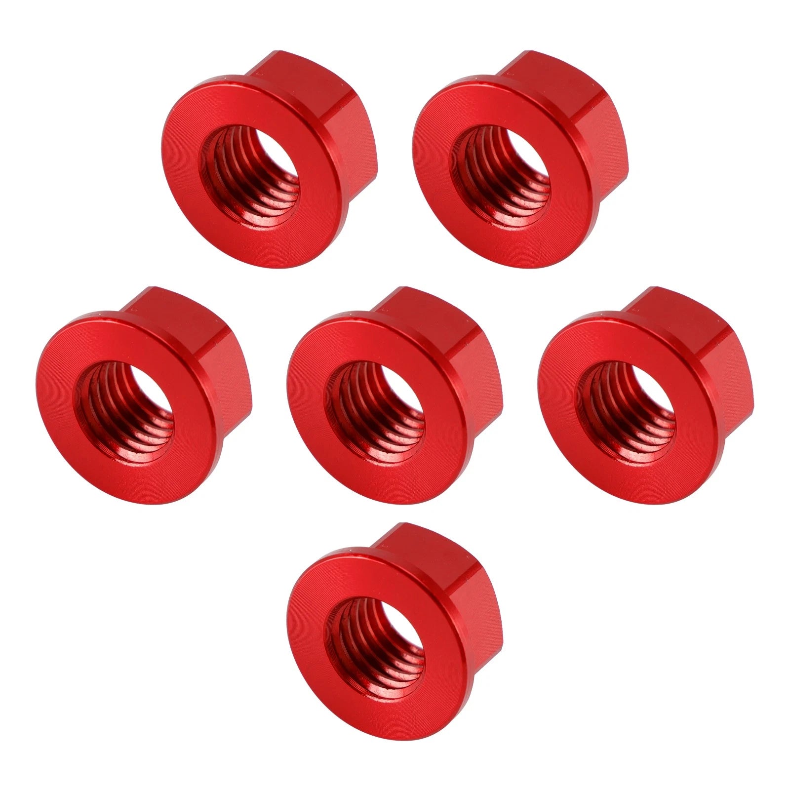 Rear Sprocket Nut Kit M10x1.5mm Red for Aprilia RSV RSV4 1000R (2004–2016)