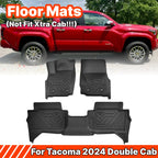 All Weather Floor Mats for Toyota Tacoma Double Cab (2024–2025)
