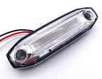 Clear Lens Marker Light with Amber LED Side Ditch for Universal Truck (2010–2024)