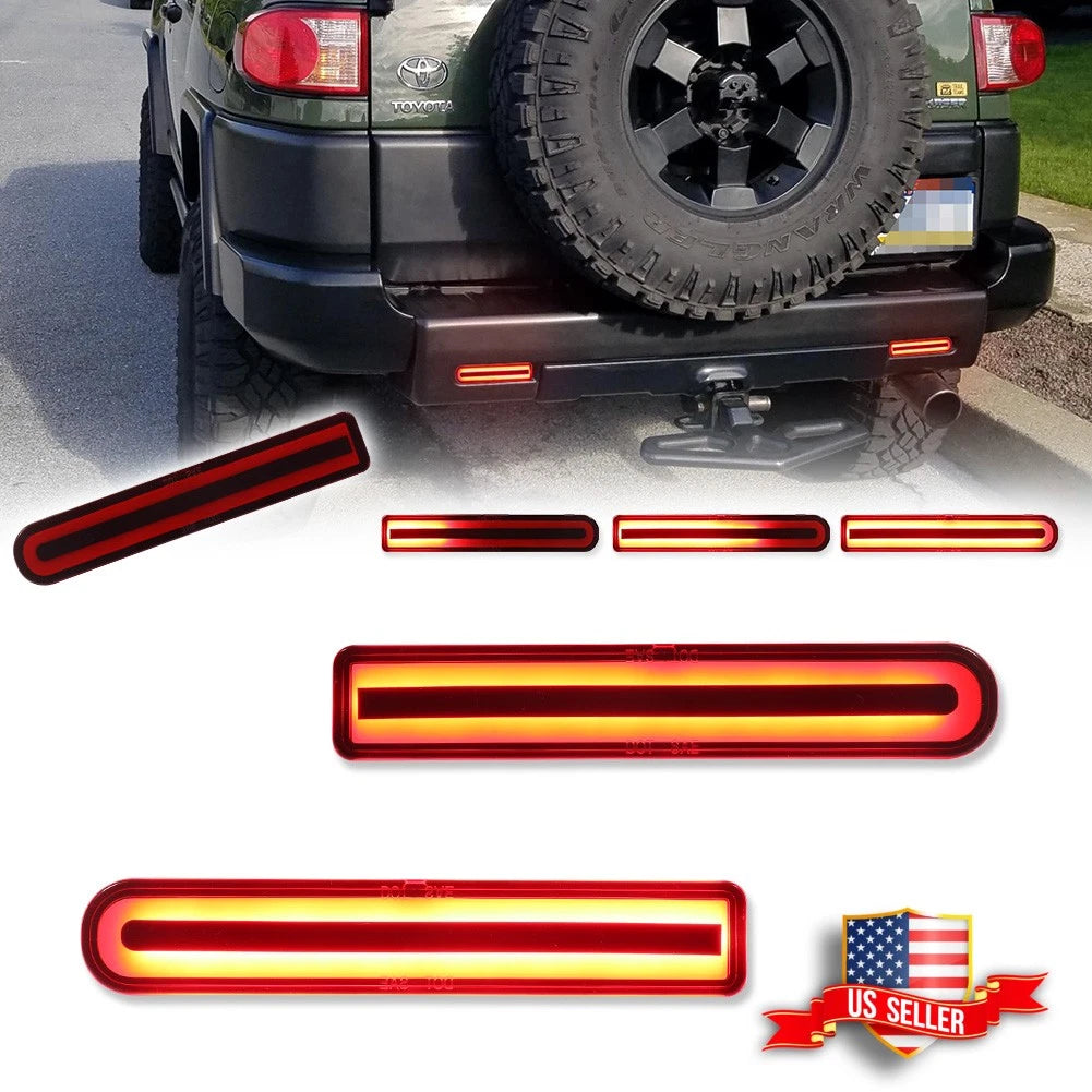 Full LED Lower Bumper Reflector Lights for Toyota FJ Cruiser (2007–2014)