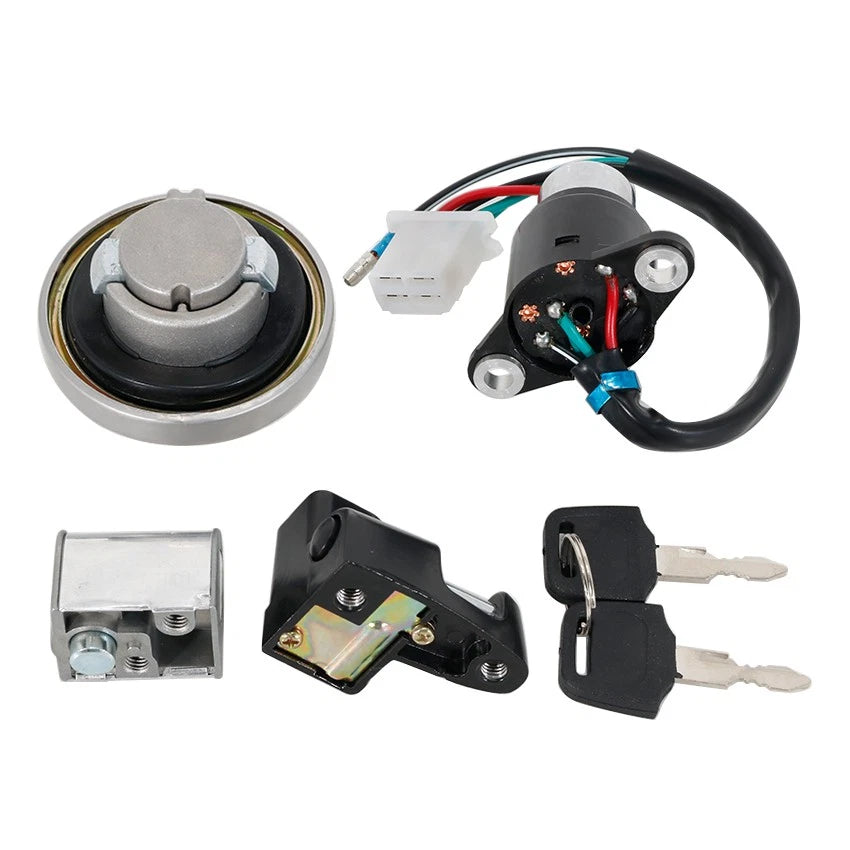 Ignition Key Switch & Fuel Tank Cap Set for Honda CMX250 Rebel (1985–2014) & CA125 (1995–1999)