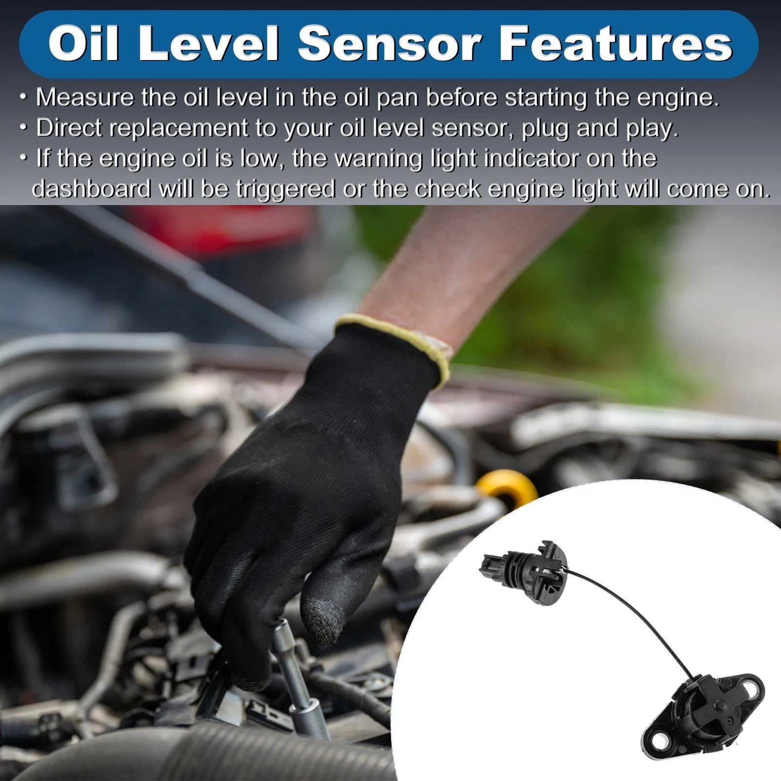 Engine Oil Level Sensor for Lexus ES250 (2021) - Replaces 8949133051
