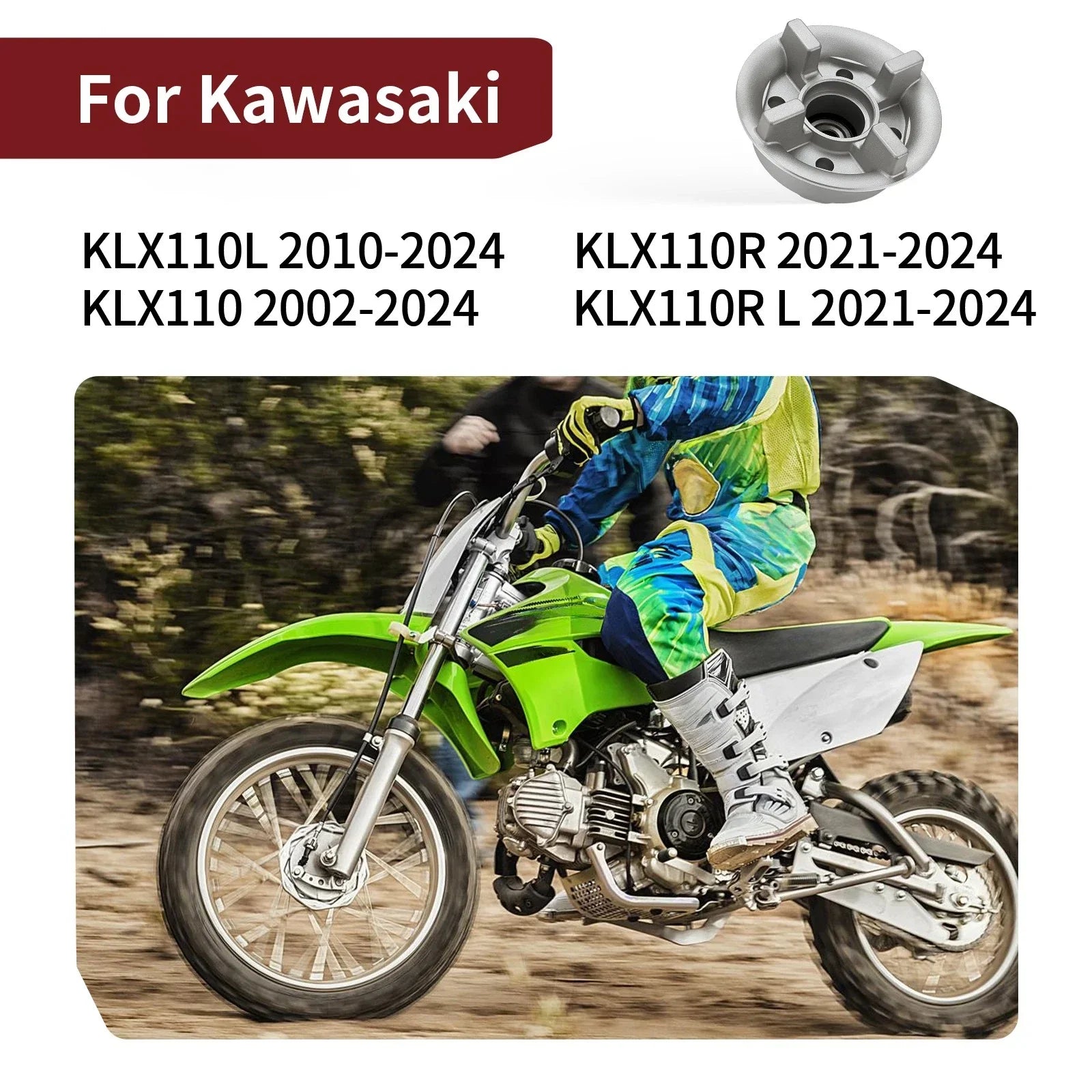 Rear Hub Coupling Assembly for Kawasaki KLX110 (2002–2024)