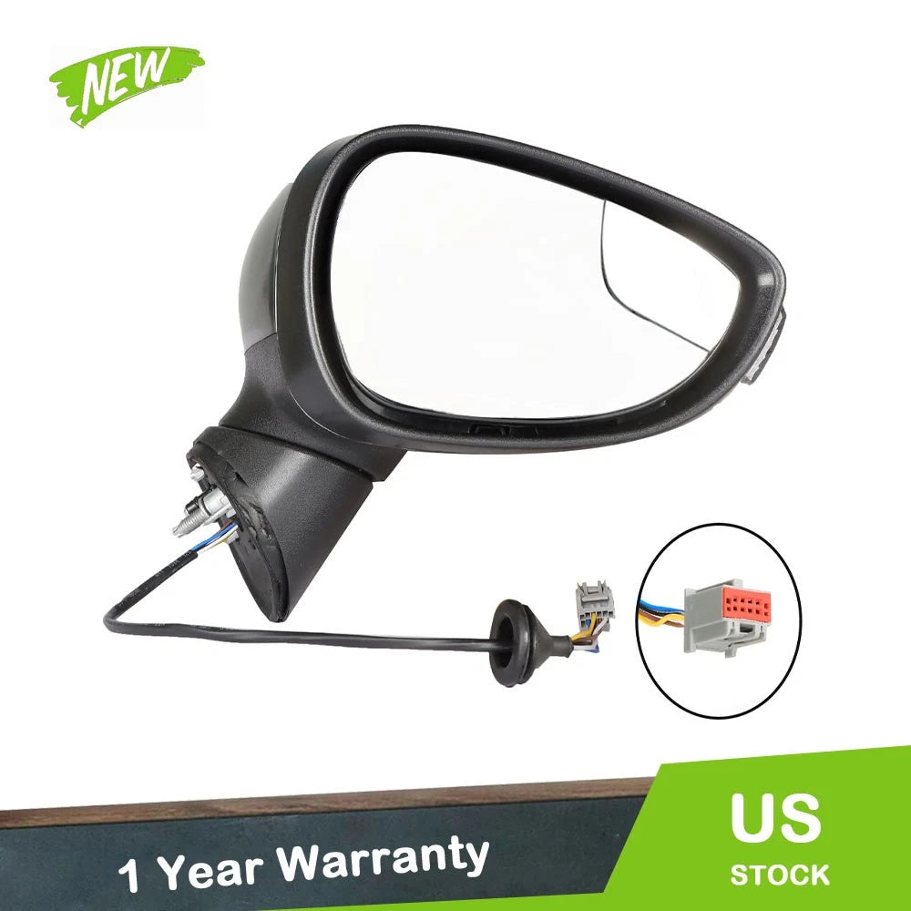 Driver Side Mirror for Ford Fiesta (2014–2019) LH