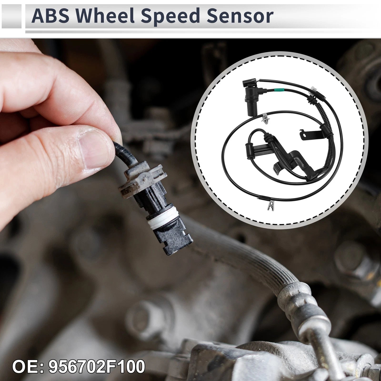 ABS Wheel Speed Sensor No. 956702F100 for KIA Spectra (2004–2009)