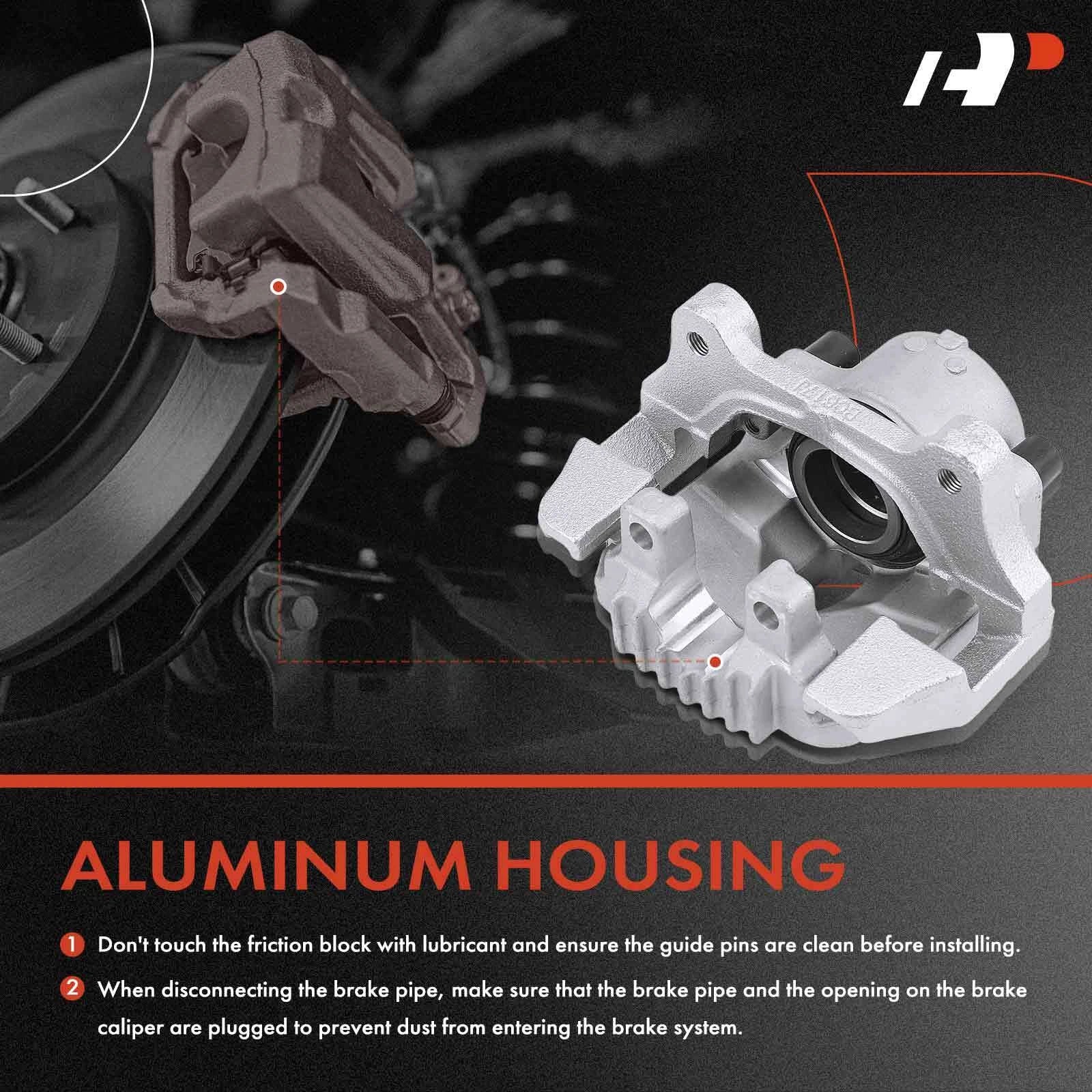Front Left Brake Caliper with Bracket for BMW 330i 330xi Z4 (2009-2016)