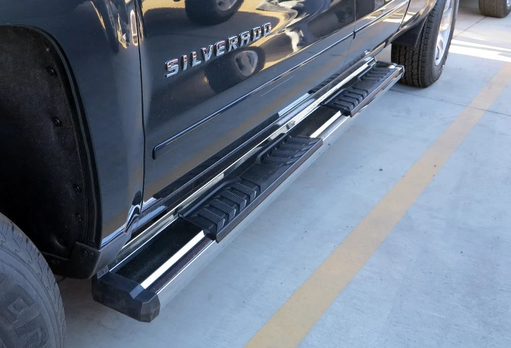 Chrome Running Boards for Silverado Sierra Double Cab (2007-2018)