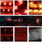 3D LED Streak Tail Light for BMW 5-Series F10 (2011–2013) Smoked/Red