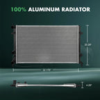 Radiator for Volkswagen Beetle, GTI, Jetta, Passat (2011–2014)