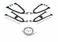 Lonestar Sport Extended A-Arms + Streamline Brake Lines for Yamaha Raptor 125 250 (2008–2014)