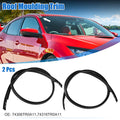 2 Pcs Sealing Strips for Honda Civic (2012–2015) No. 74306TR0A11/74316TR0A11