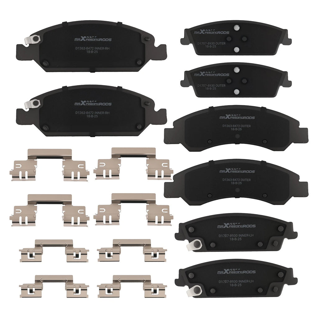 Set of 4 Ceramic Brake Pads for Cadillac Escalade/Escalade ESV (2015–2020) P-1363