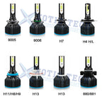 9005 LED Headlight Conversion Kit for 2 Bulbs (8000K Ice Blue)