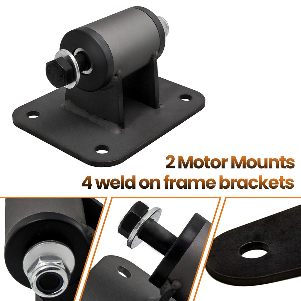 Engine Motor Mount for Chevy LS1 LS2 LS3 LS6 LS7 (Universal)
