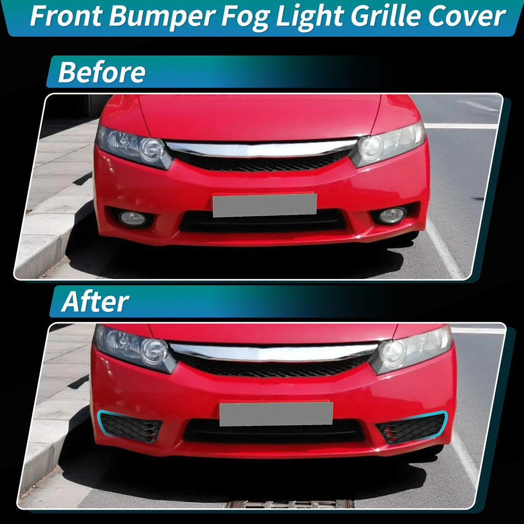 Fog Light Grill for Honda Civic (2009–2011) 71108SNAA50/71106SNAA50