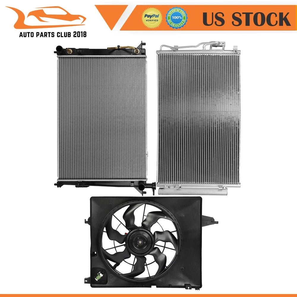 Cooling Fan Kit for Kia Sorento (2011–2013) & Hyundai Santa Fe (2012)